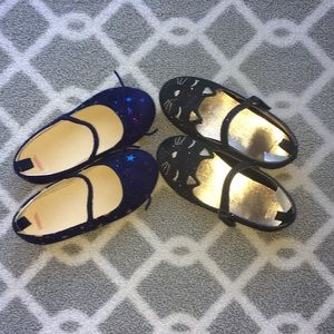 2 pr Mary Jane Ballet shoes, toddler Sz 8